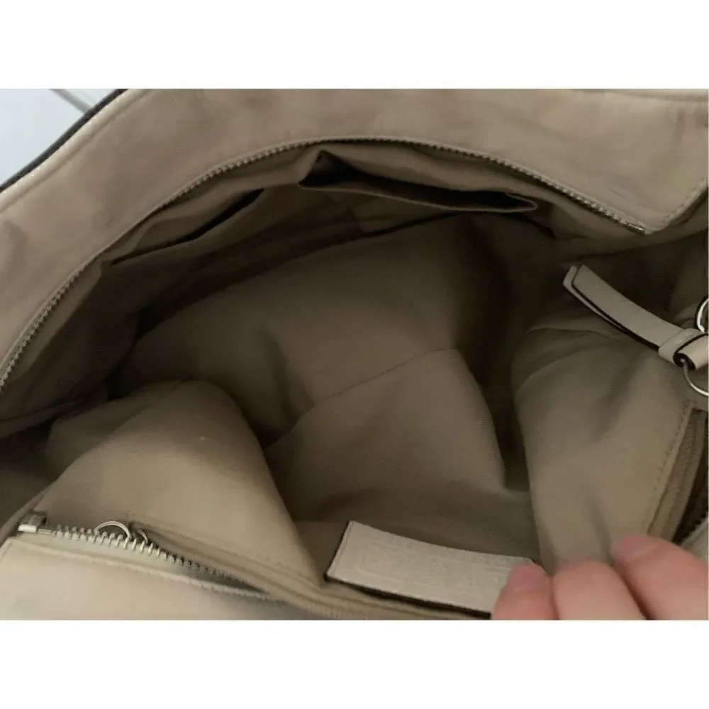 Coach off white or cream shoulder bag